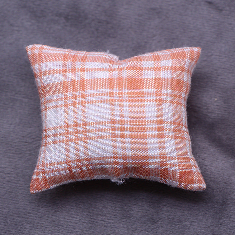 Wholesale 10pcs Dollhouse Doll House Mini Doll Cotton Pillow Sofa Pillow Playhouse Miniature Model Ornaments